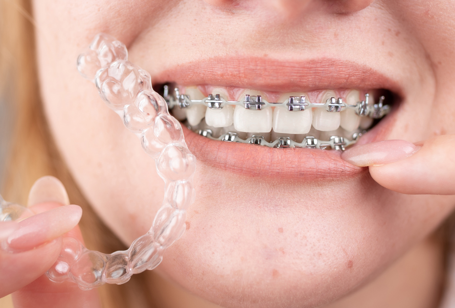 Clear aligners vs traditional metal braces comparison for modern orthodontic treatment.
