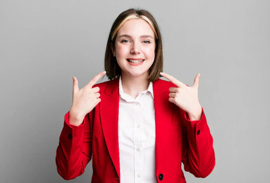 Professional workplace confidence with straighter teeth